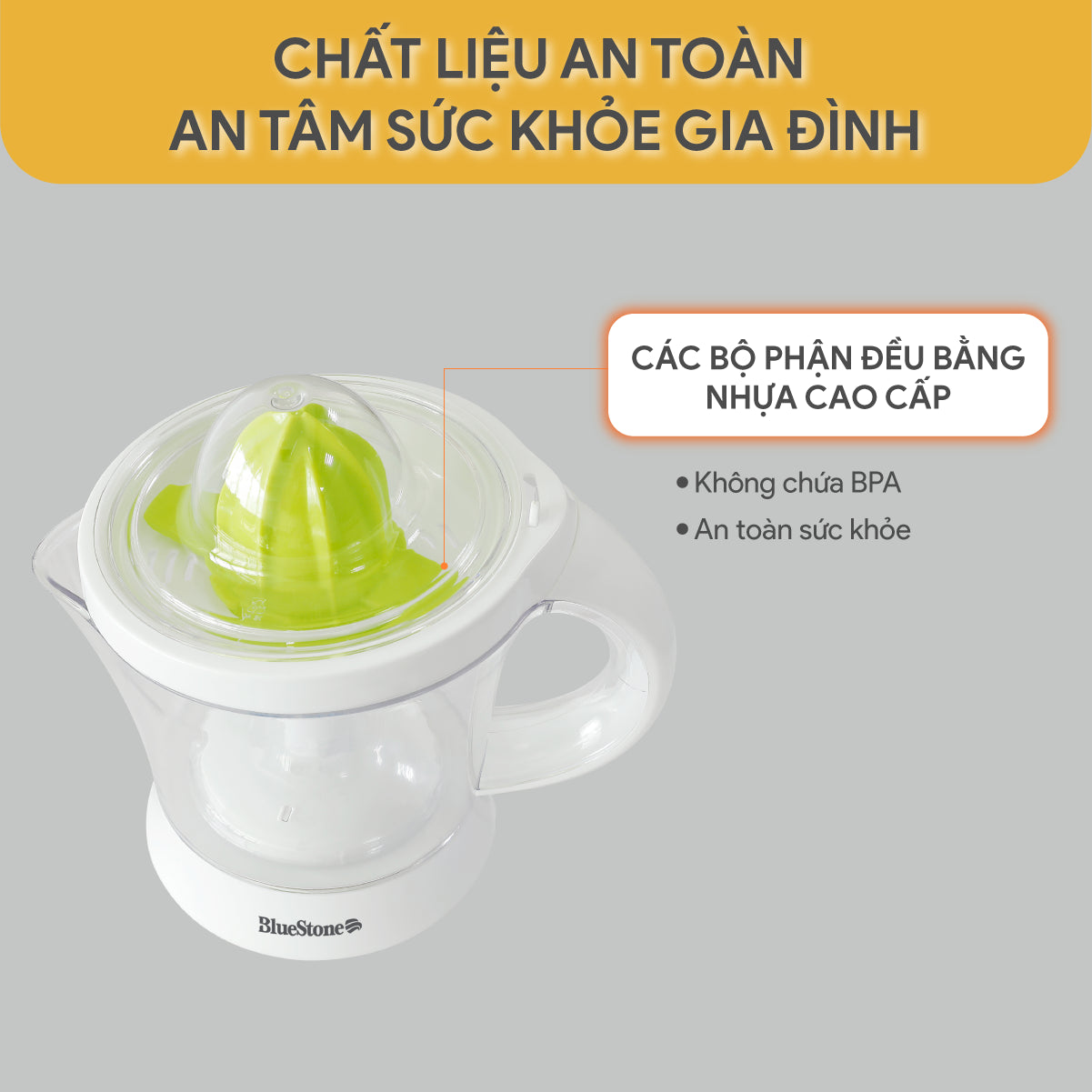Máy Vắt Cam BlueStone CJB-1129 1 Lít 40W