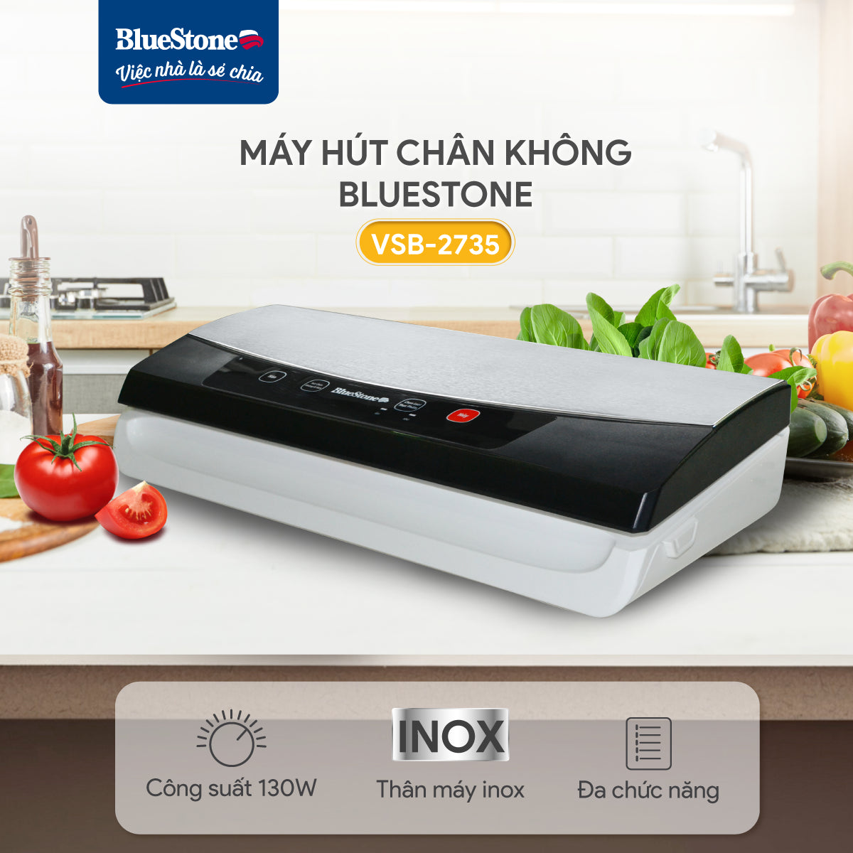 Máy Hút Chân Không BlueStone VSB-2735