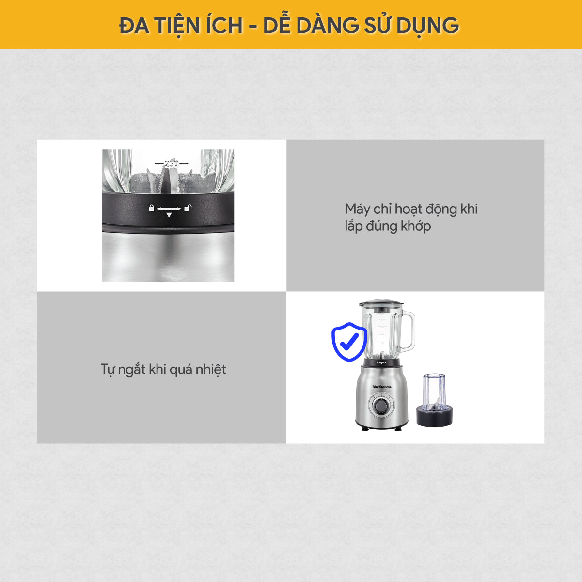 Máy Xay Sinh Tố BlueStone BLB-5341 1.5 Lít 600W