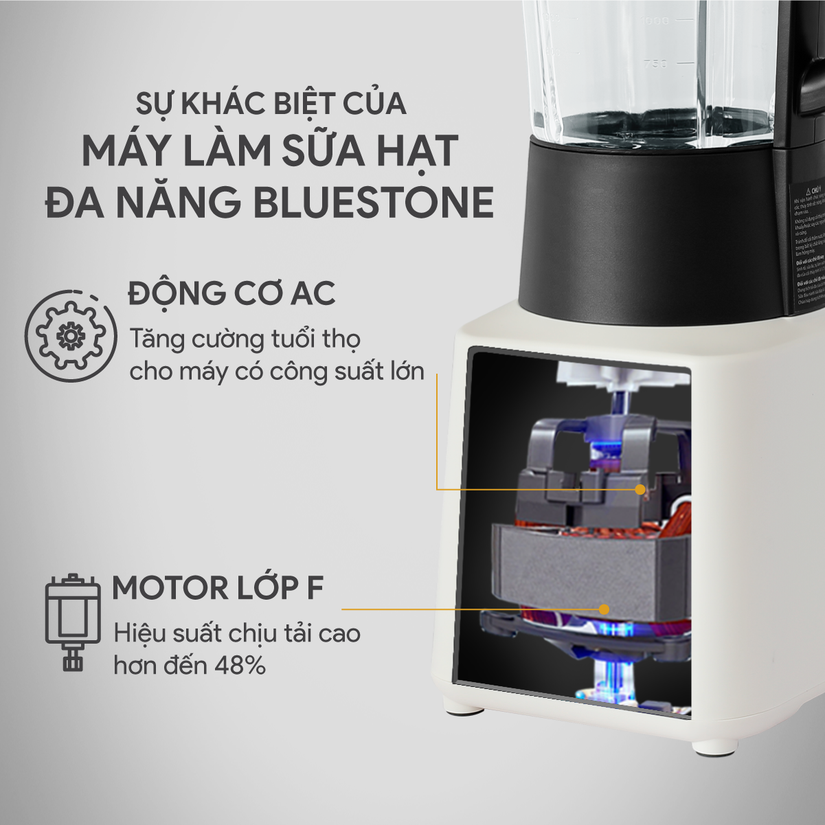 Máy Làm Sữa Hạt Đa Năng BlueStone BLB-6028 1.75 Lít 1000W