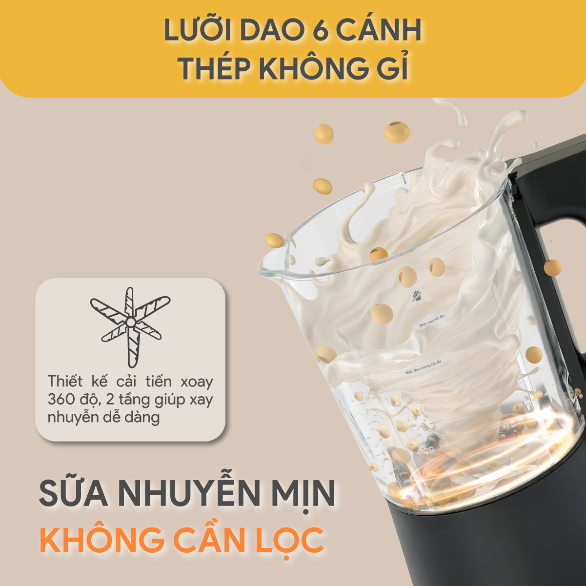 Máy Làm Sữa Hạt Đa Năng BlueStone BLB-6029 1.75 Lít 900W