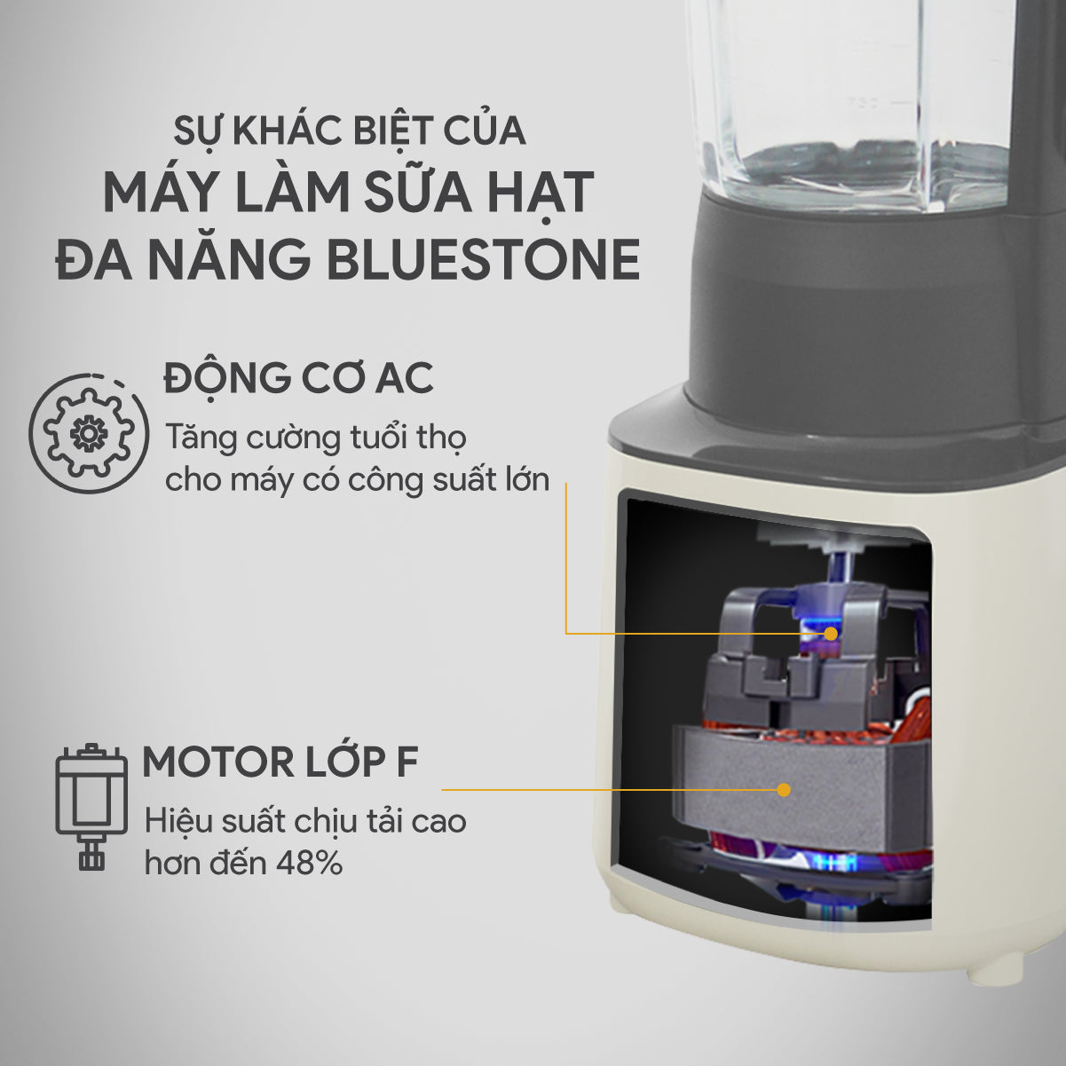 Máy Làm Sữa Hạt Đa Năng BlueStone BLB-6035 1.75 Lít 900W