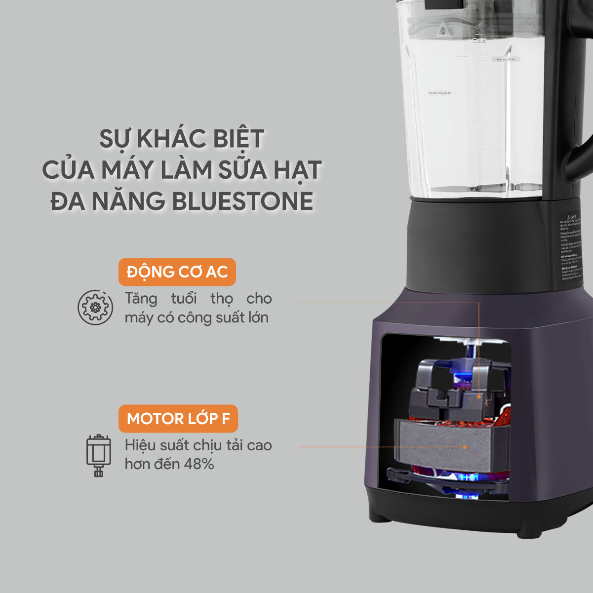 Máy Làm Sữa Hạt Đa Năng BlueStone BLB-6037 1.75 Lít 800W