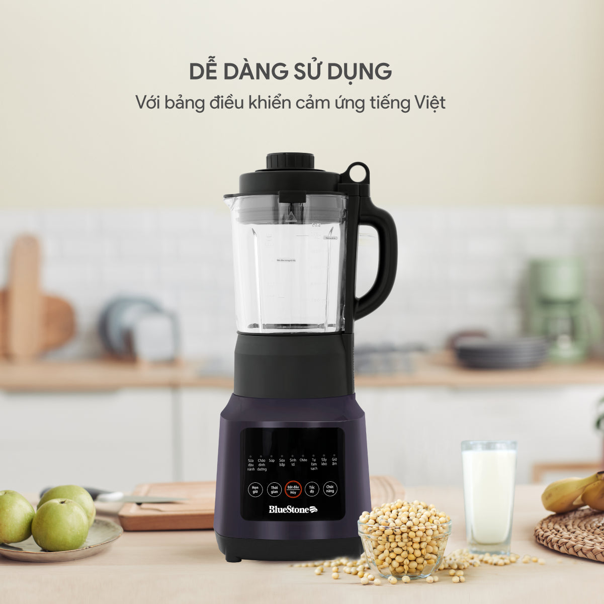 Máy Làm Sữa Hạt Đa Năng BlueStone BLB-6037 1.75 Lít 800W