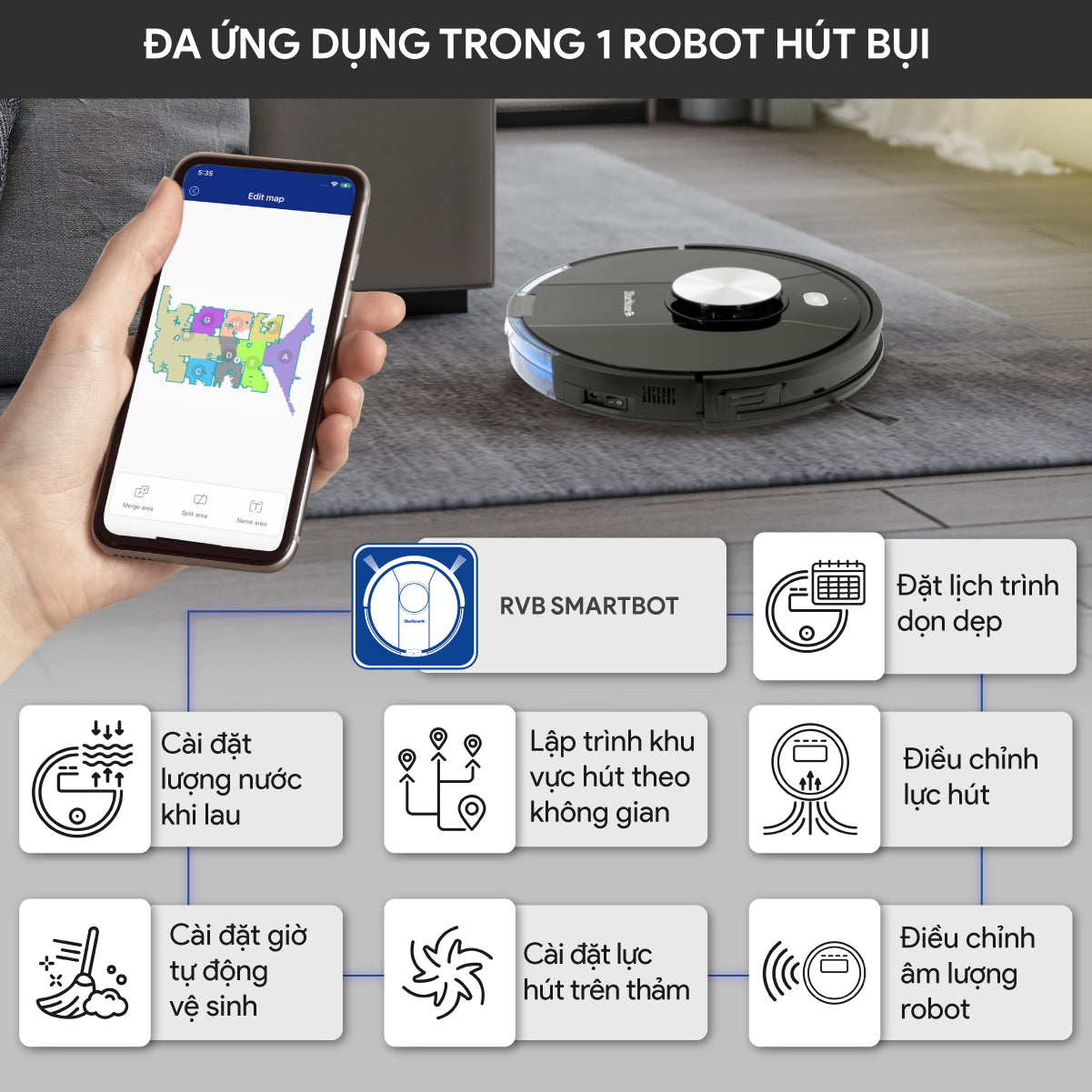 Robot Hút Bụi BlueStone RVB-9731