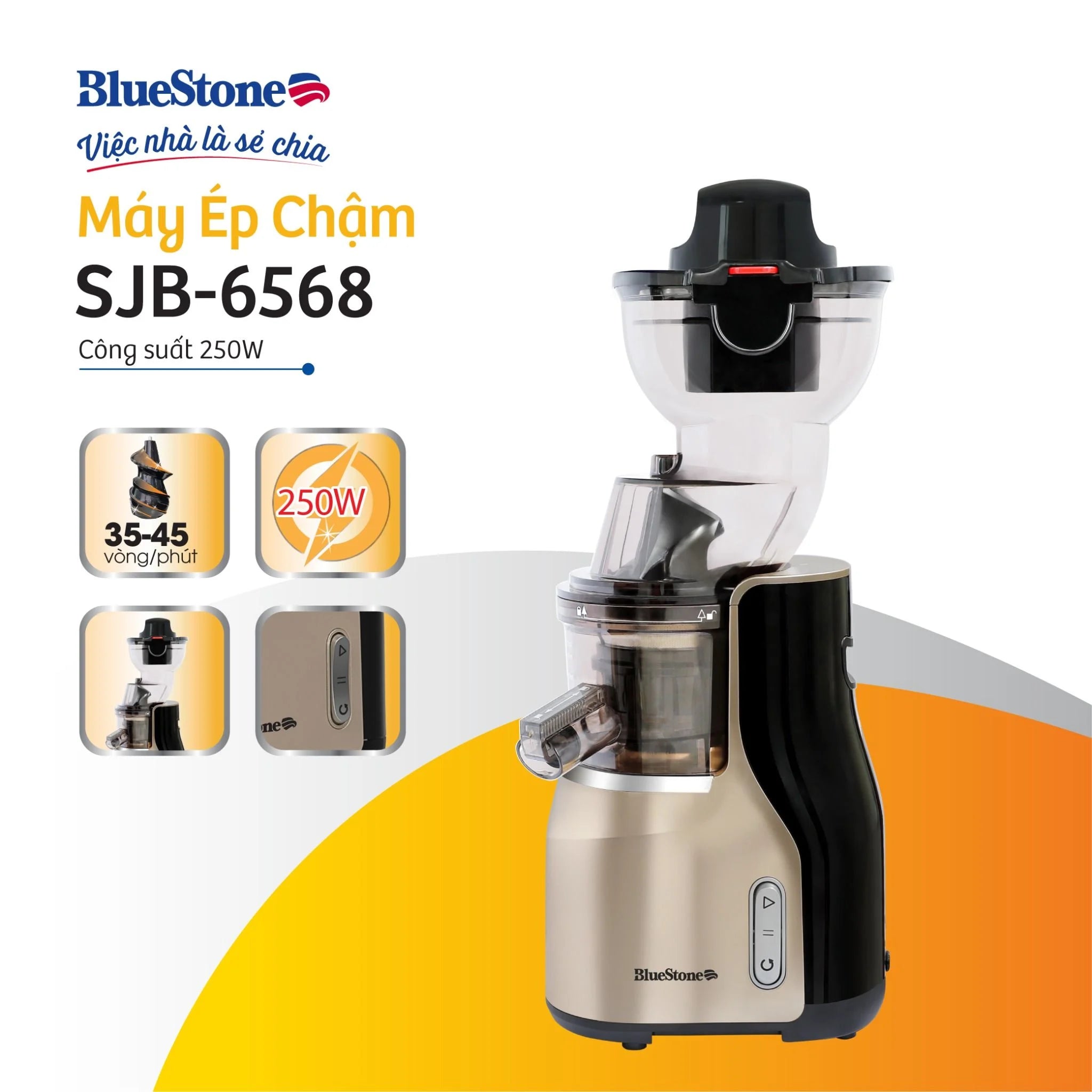 Máy Ép Chậm BlueStone SJB-6568 250W
